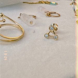 LH Mini Summer Triangle Earring Reserved for Mandy